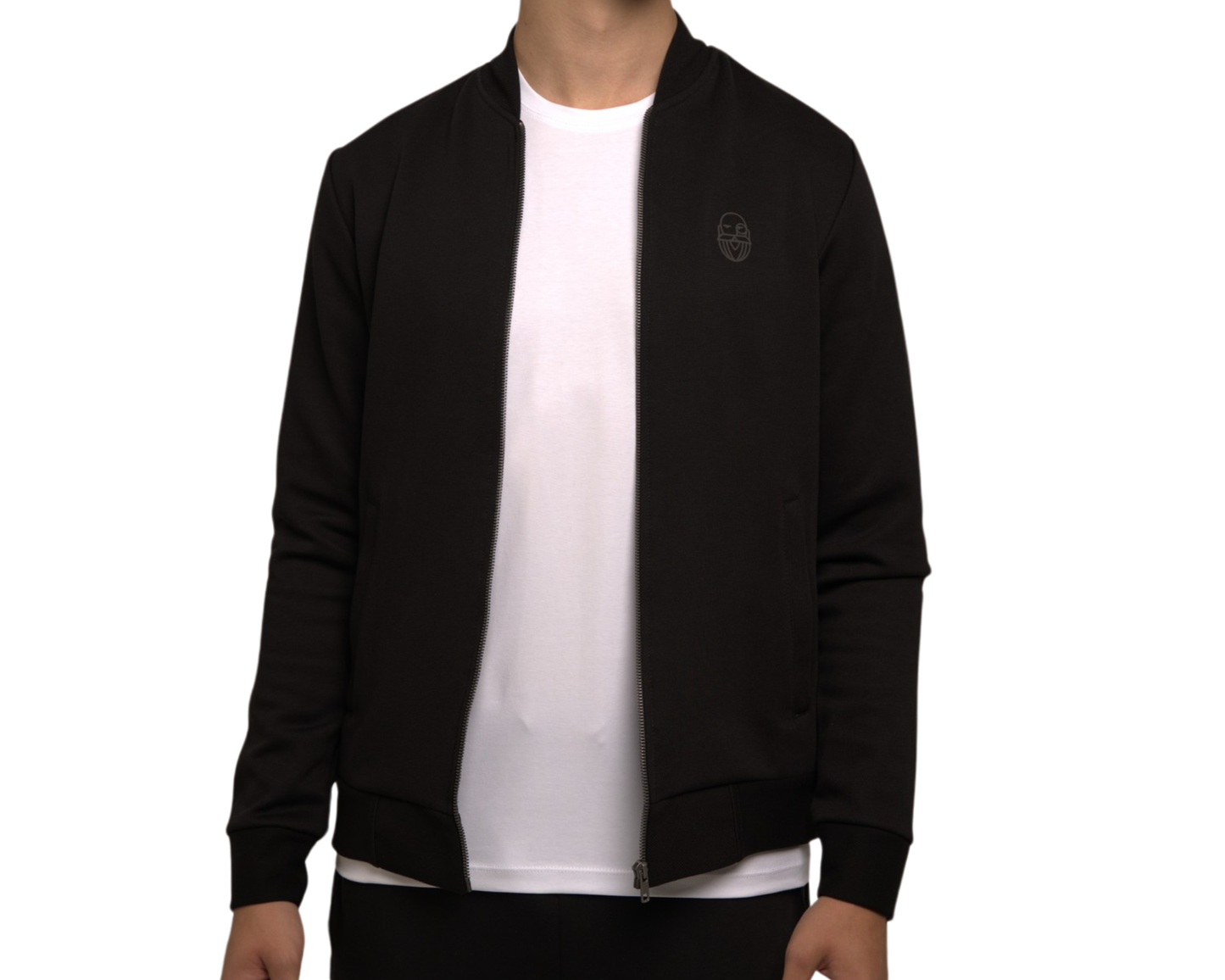 Duks zip ruska kragna  - Urban Legacy - Jet Black