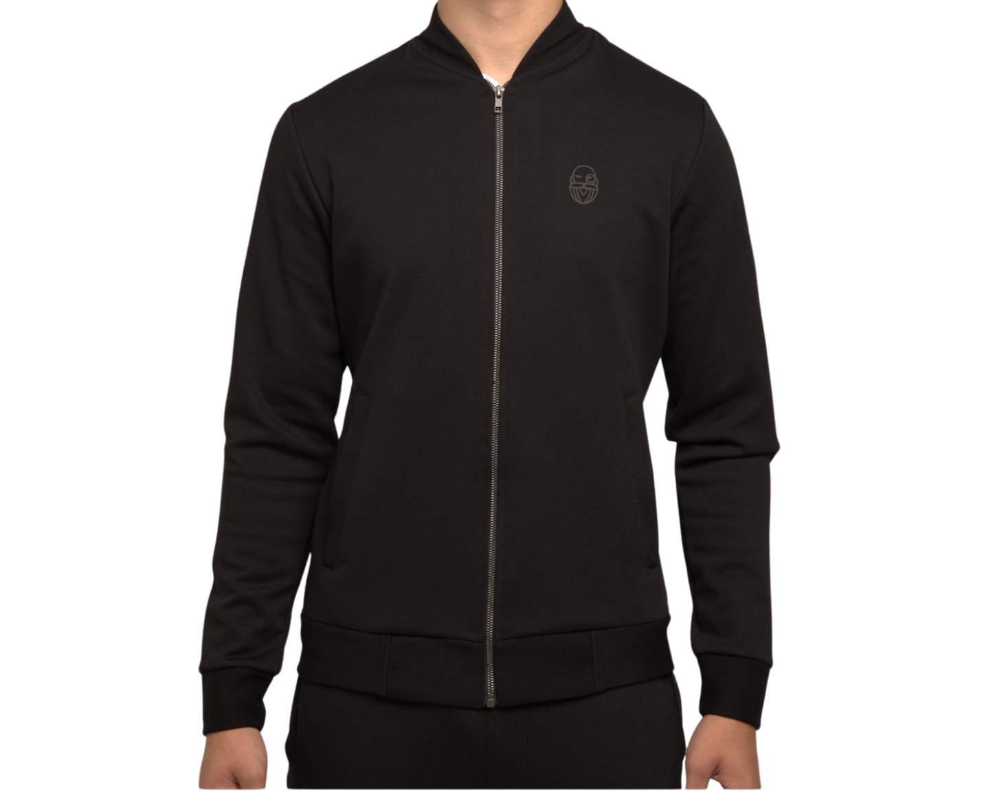 Duks zip ruska kragna  - Urban Legacy - Jet Black