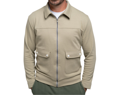 Duks Zip Bottom -Brave Gentle -Green Gray