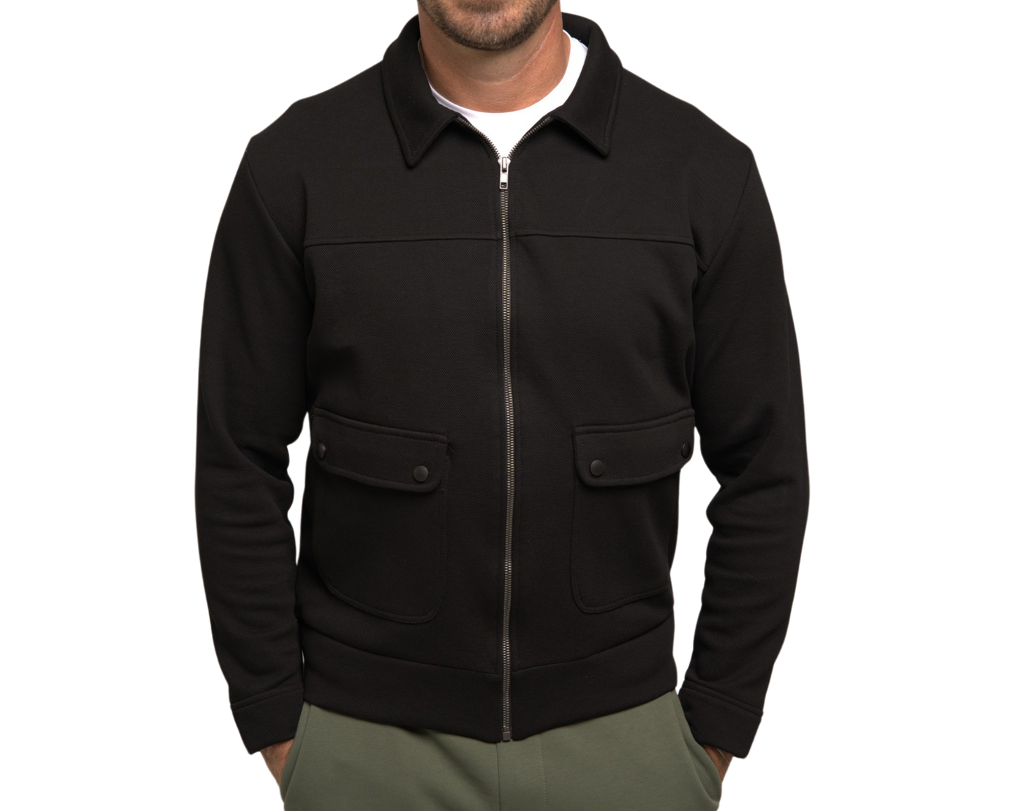 Duks Zip Bottom - Brave Gentle - Jet Black