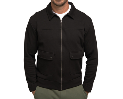 Duks Zip Bottom - Brave Gentle - Jet Black