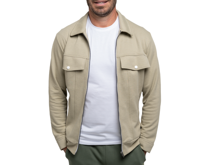 Duks zip bottom - Modern Gentle - Green Grey