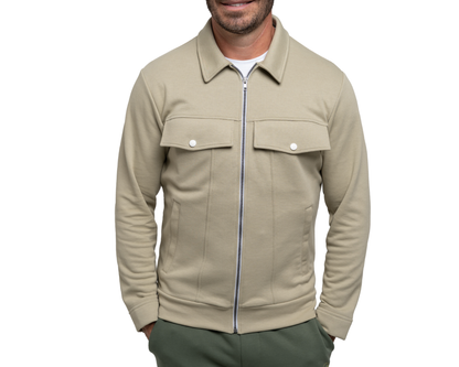 Duks zip bottom - Modern Gentle - Green Grey