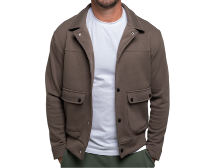 Duks zip bottom -Majestic - Down Town Brown